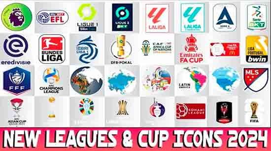 PES 2017 New Leauges & Cup Icond 2024