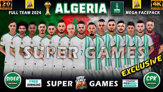 PES 2021 Algeria NT Facepack 2024