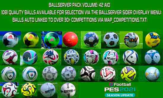 PES 2021 BallServer Pack v42 AIO