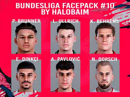 PES 2021 Bundesliga Facepack 2024 v10