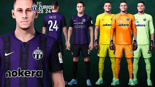PES 2021 FC Zurich Kitspack 2023-24