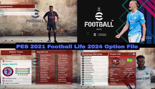 PES 2021 Football Life Option File 2024