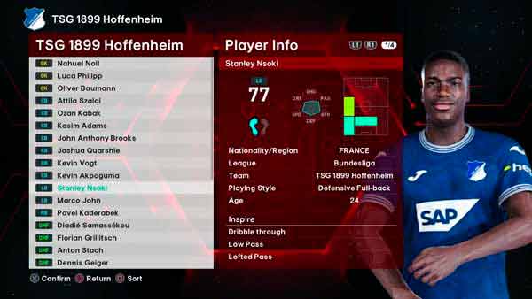 PES 2021 Hoffenheim Full Faces 2024