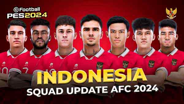 PES 2021 Indonesia Faces AFC 2024