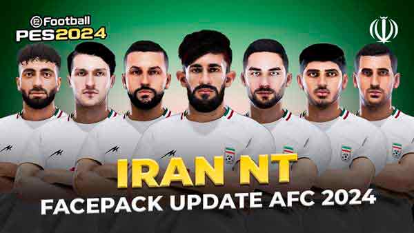 PES 2021 Iran NT Facepack AFC 2024