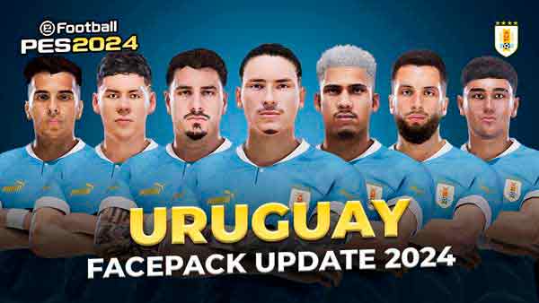 PES 2021 Uruguay NT Faces 2024
