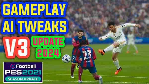 PES 2021 AI Tweaks Difficulty Gameplay v3