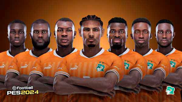 PES 2021 Ivory Coast Facepack AFCON 2024