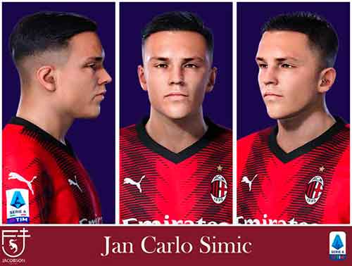 PES 2021 Jan Carlo Simic Face