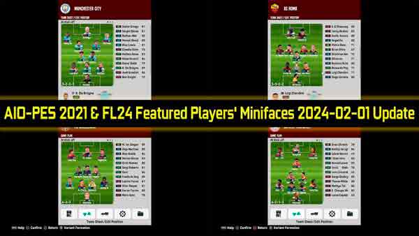 PES 2021 Minifaces AIO Update 2024