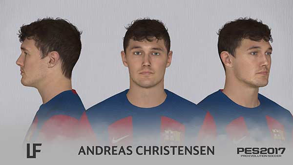PES 2017 Andreas Christensen Face