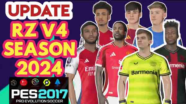 PES 2017 RZ Patch 2024 Update v4