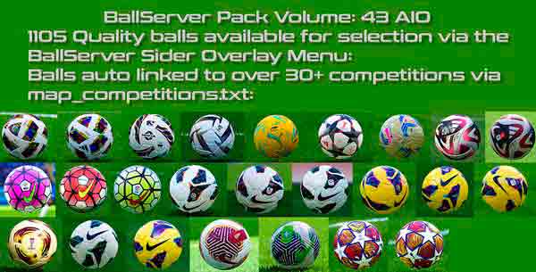 PES 2021 BallServer Pack v43 AIO