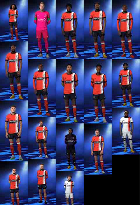 PES 2021 Luton Town FC Facepack