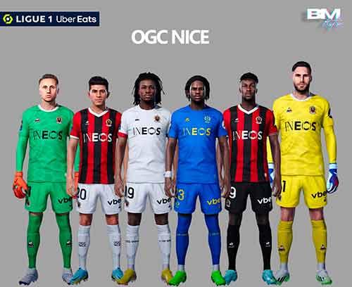 PES 2021 OGC Nice Kits 2024