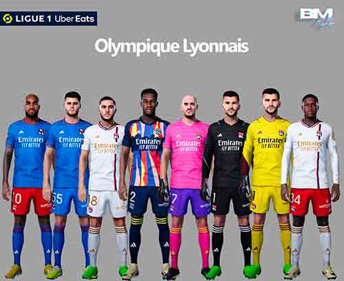 PES 2021 Olympique Lyonnais Kits 2024
