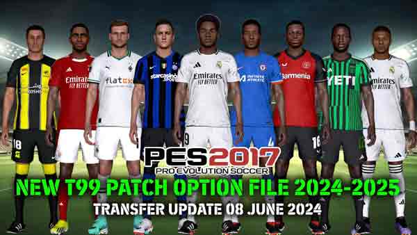 PES 2017 Patch t99 v16.1 OF #11.06.24