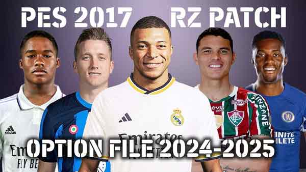 PES 2017 RZ Patch Option File 2024