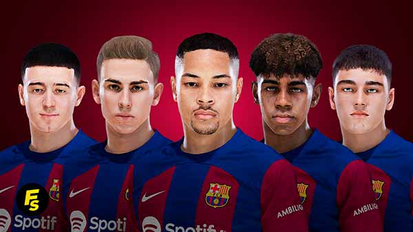 PES 2021 Barcelona Youngster Facepack