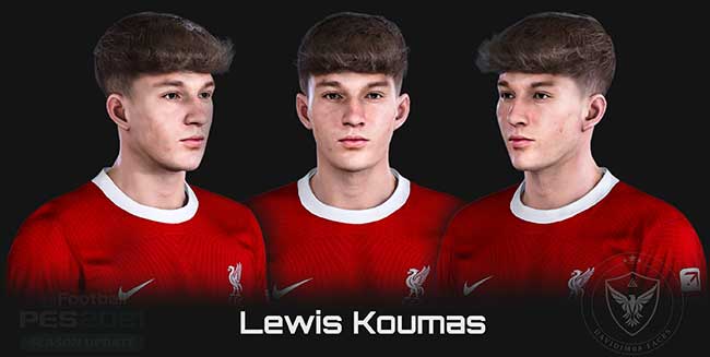 PES 2021 Lewis Koumas Face