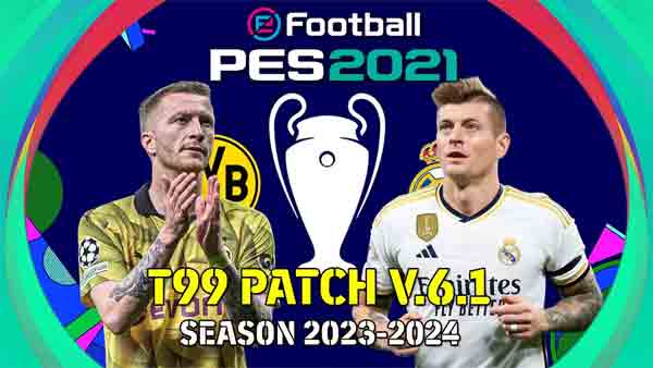PES 2021 t99 patch v6.1 (EURO 2024)