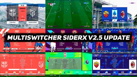 PES 2017 MultiSwitcher SiderX 2024 v2.5