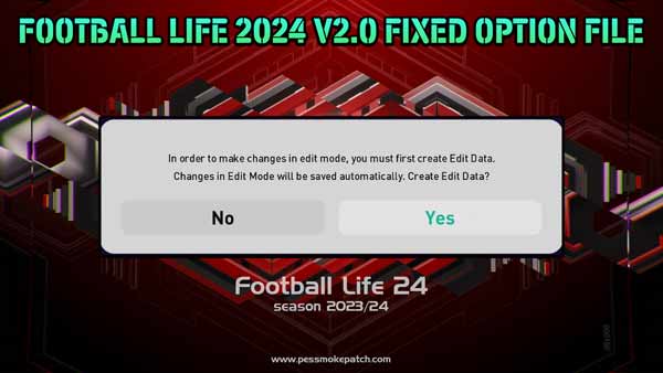 PES 2021 Football Life 2024 v2.0 Fix