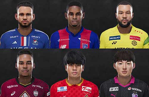 PES 2021 J1 League Facepack v4