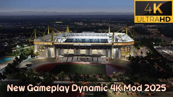 PES 2021 Gameplay Dynamic 4K Mod 2025